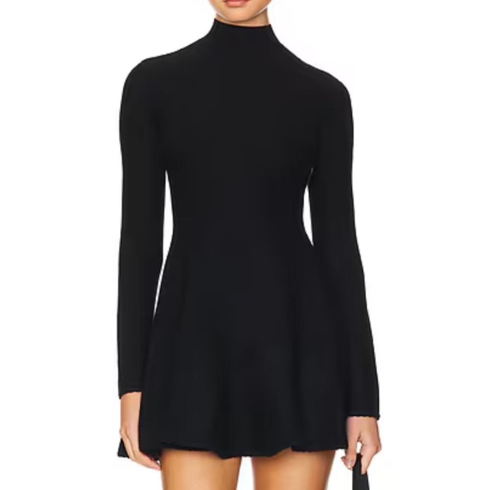 Fleur du Mal Black Long Sleeve Dress